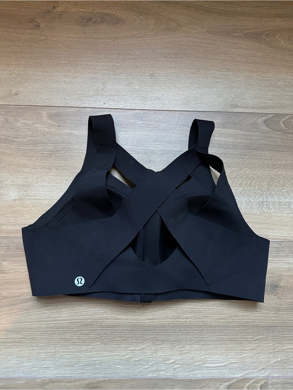 Lululemon 36A Black Enlite Racer Back High Support Performance Sports Bra